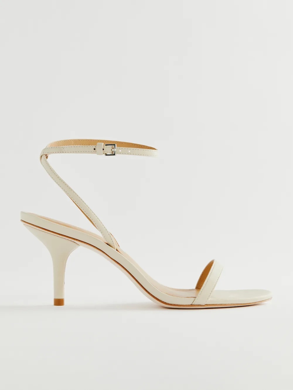 Selina Heeled Sandal in Almond cream size 11